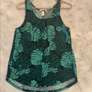 H&M green tank top